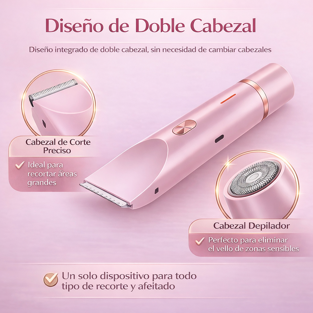 MÁQUINA DEPILADORA 2 EN 1